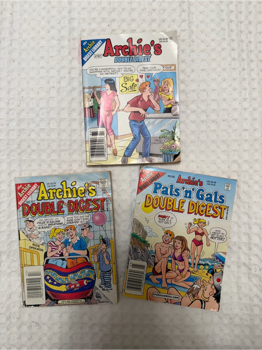 Three Archie Comic Books